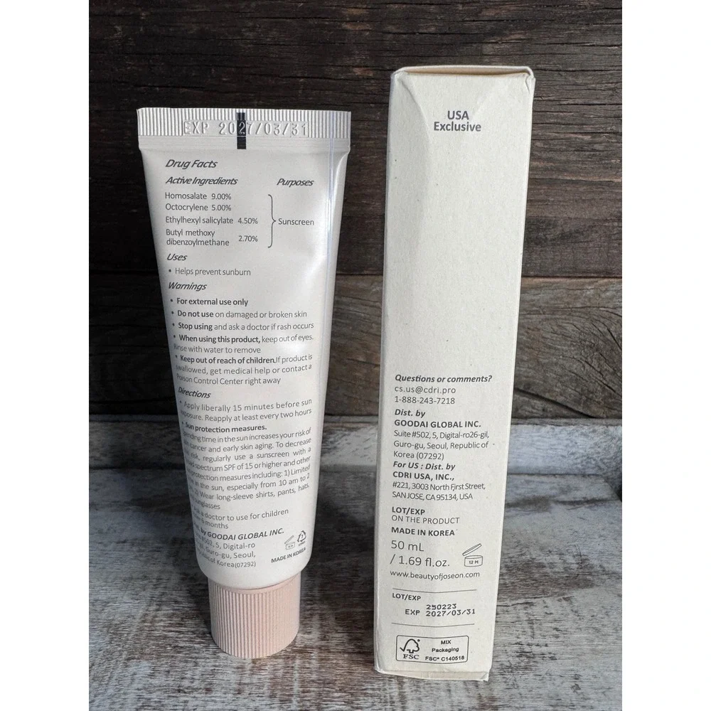 Beauty of Joseon Daily Relief Sunscreen SPF40 | Full Size | MSRP $36 | Viral